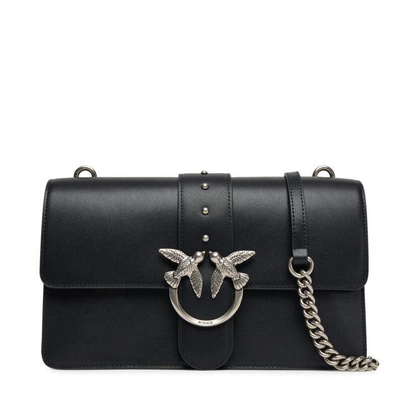 Дамска чанта PINKO Love One Classic ST.CL Al 25-26 PLTT 105857 A0F1 Черен цвят на ниска цена