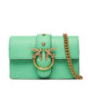 Дамска чанта PINKO Love One Micro C . AI 24-25 PCPL 100064 A0F1 Зелен цвят на ниска цена