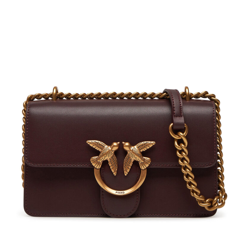 Дамска чанта PINKO Love One Mini Dc PE 25 PCPL 100074 A0F1 Виолетов цвят на ниска цена