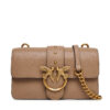 Дамска чанта PINKO Love One Mini ST.CL Al 25-26 PLTT 105856 A0F1 Бежов цвят на ниска цена