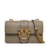 Дамска чанта PINKO Love One Mini ST.CL Al 25-26 PLTT 105856 A0F1 Сив цвят на ниска цена