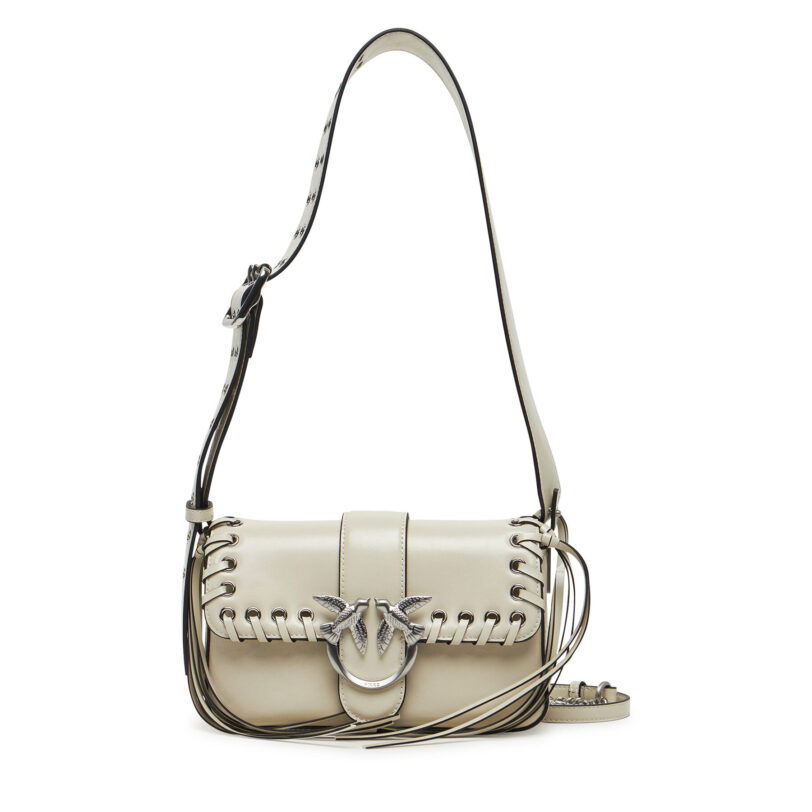 Дамска чанта PINKO Love One Mini Slouchy Fl PE 25 PLTT 104340 A28D Бежов цвят на ниска цена
