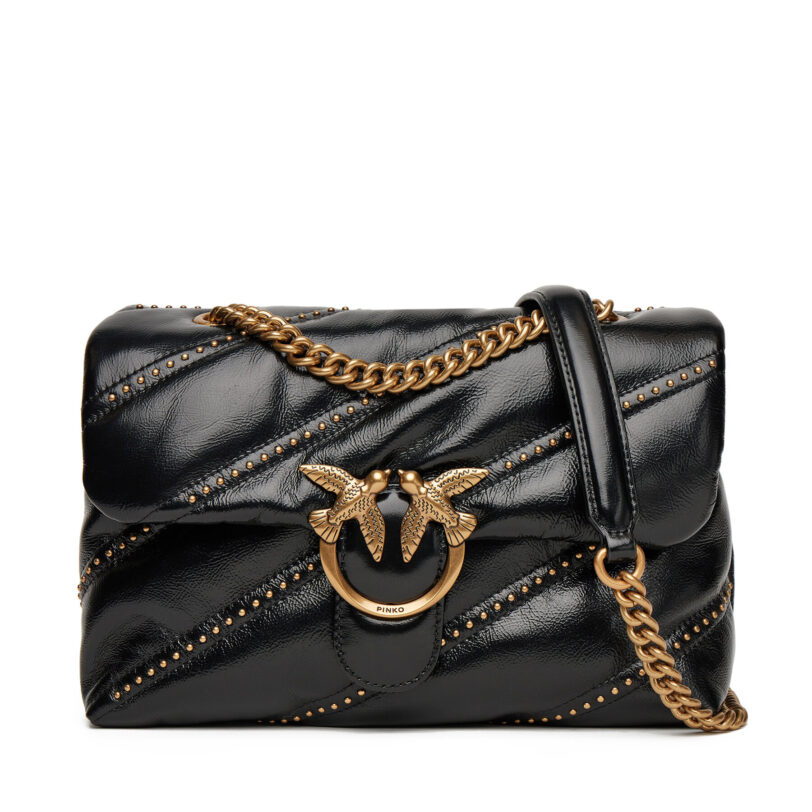 Дамска чанта PINKO Love Puff Classic Cl PE 25 PLTT 100038 A26T Черен цвят на ниска цена