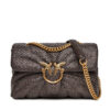 Дамска чанта PINKO Love Puff Classic Cl PE 25 PLTT 100038 A2C8 Кафяв цвят на ниска цена