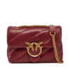 Дамска чанта PINKO Love Puff Mini Cl PE 25 PLTT 100039 A0F2 Бордо цвят на ниска цена