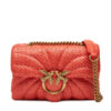 Дамска чанта PINKO Love Puff Mini PE 25 PLTT 100039 A2C8 Оранжев цвят на ниска цена