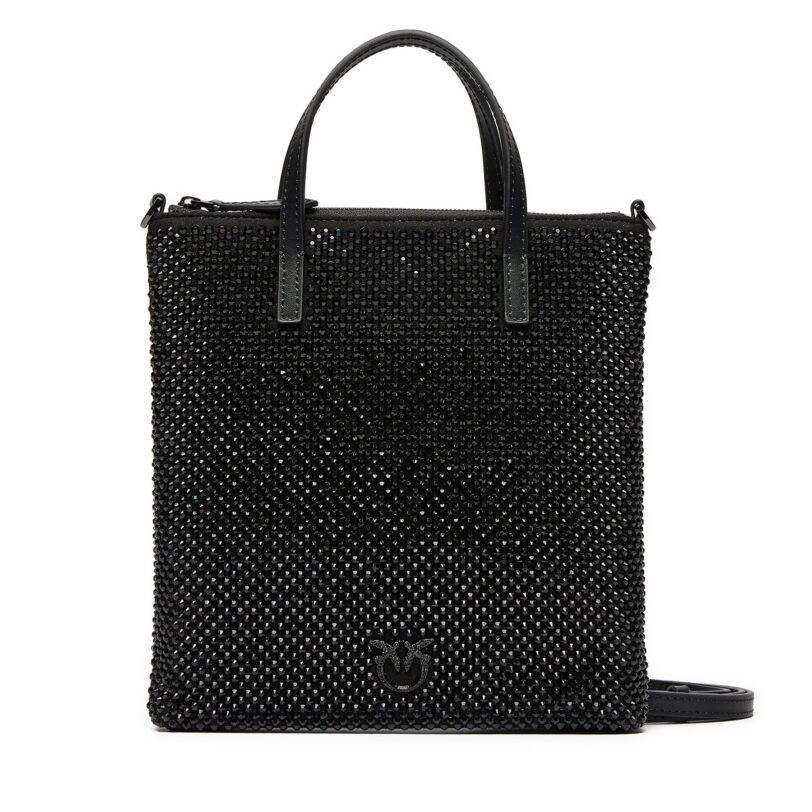 Дамска чанта PINKO Mini Shopper . AI 24-25 PCPL 102746 A218 Черен цвят на ниска цена