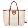 Дамска чанта PINKO Miranda Shopper Classic PE 25 PLTT 104714 A2G2 Бежов цвят на ниска цена