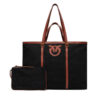 Дамска чанта PINKO Miranda Shopper Extra PE 25 PLTT 104715 A2G2 Черен цвят на ниска цена