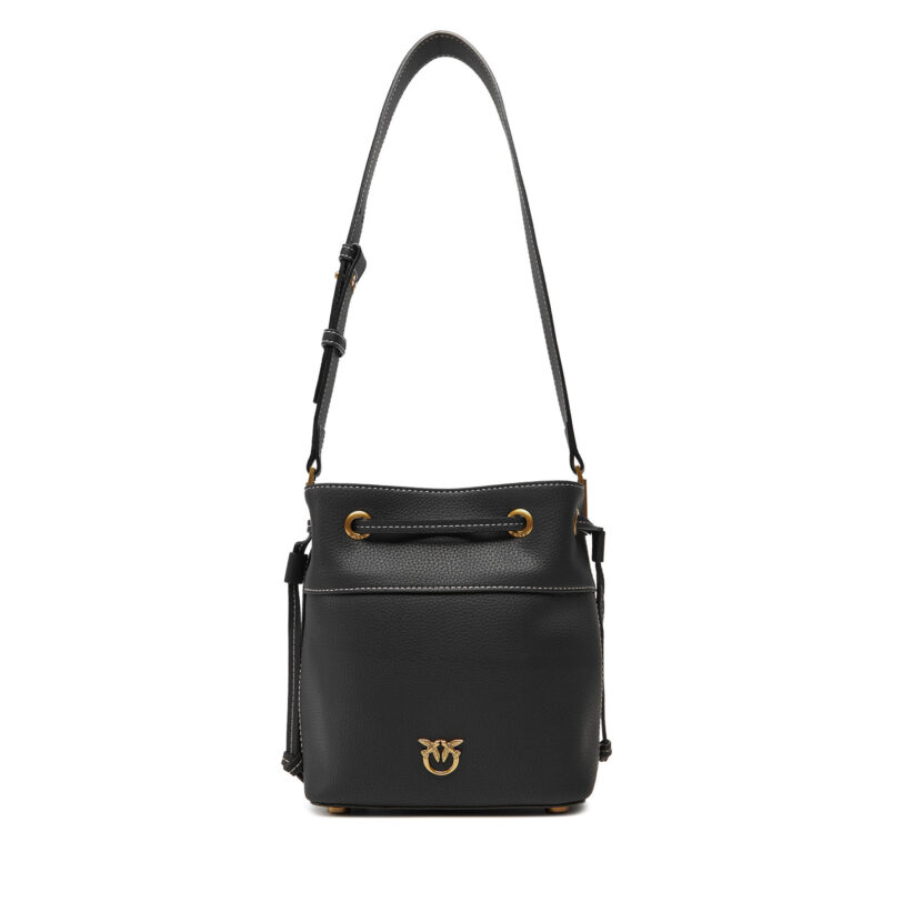 Дамска чанта PINKO SECCHIELLO MINI 104303 A29Q L84Q Черен цвят на ниска цена