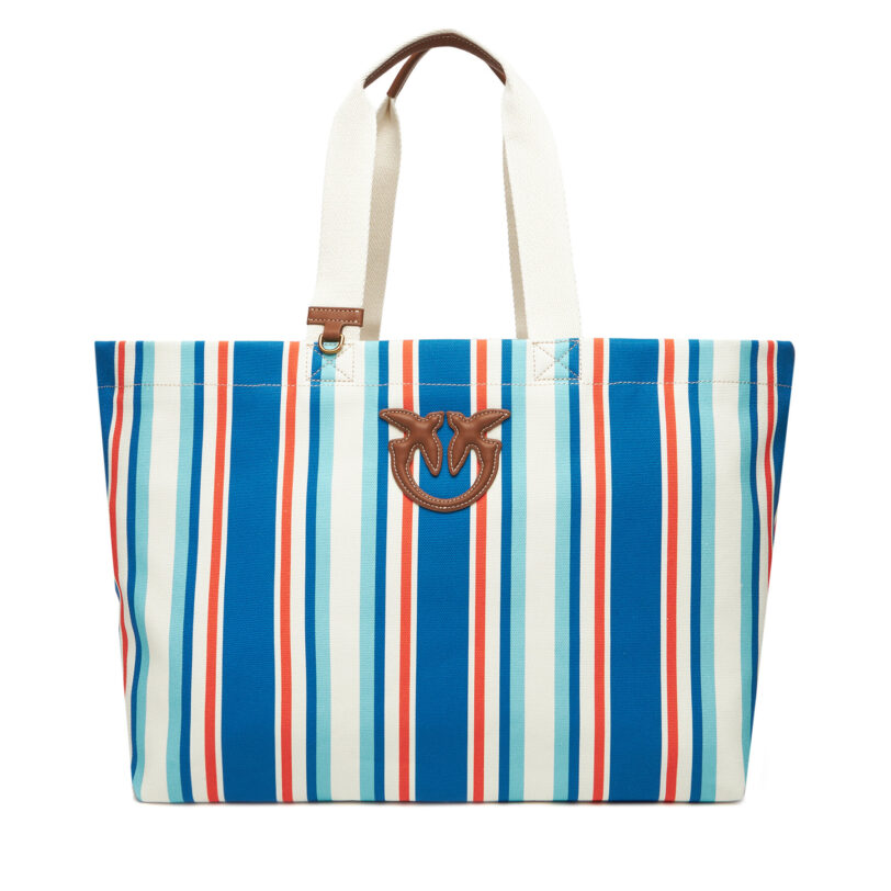 Дамска чанта PINKO Shopping Bag Extra PE 25 PLTT 104754 A2G5 Син цвят на ниска цена