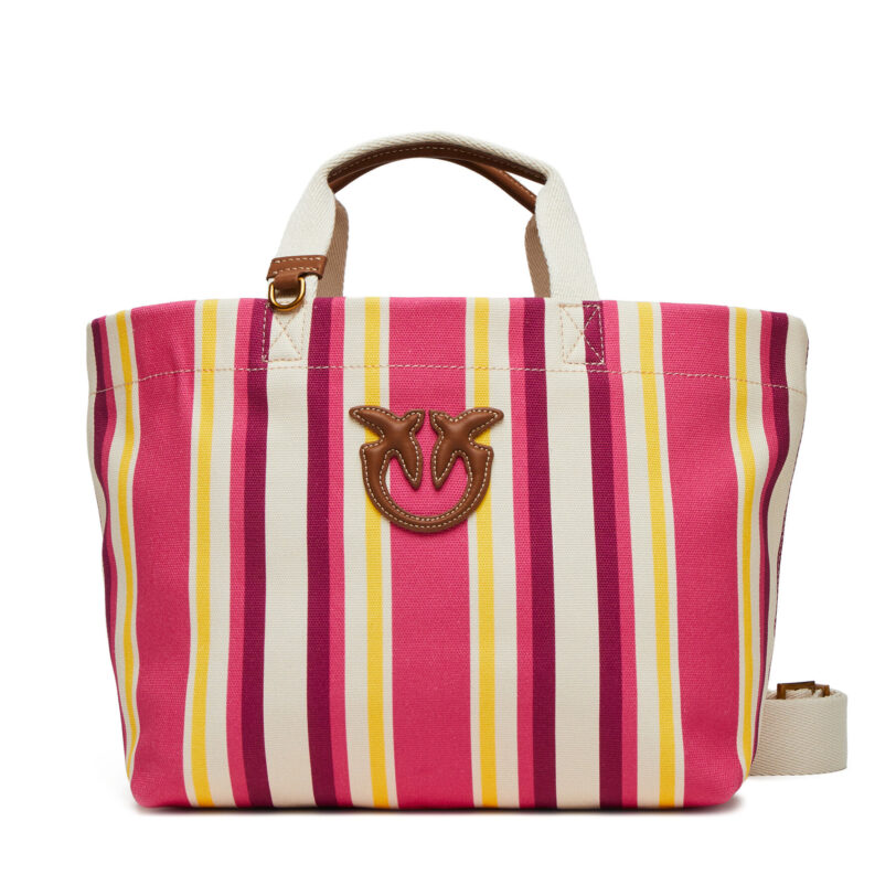 Дамска чанта PINKO Shopping Bag Medium PE 25 PLTT 104753 A2G5 Розов цвят на ниска цена