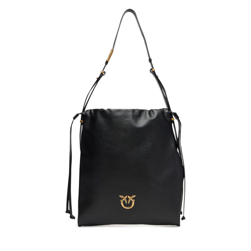 Дамска чанта PINKO Slouchy Classic Bag AI 25-26 PLTT 104359 A0QO Черен цвят на ниска цена