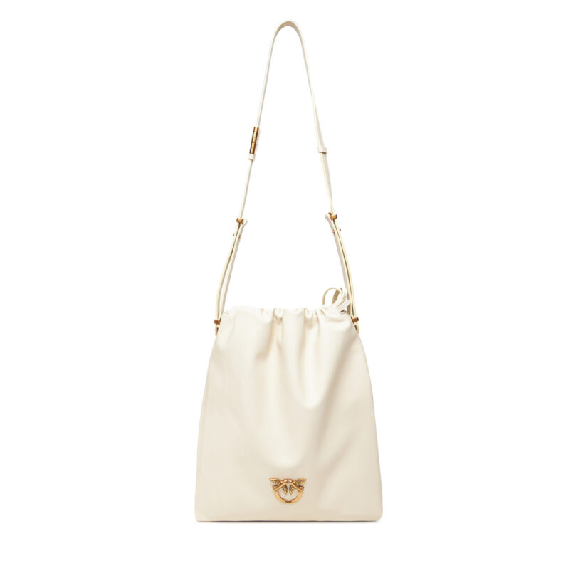 Дамска чанта PINKO Slouchy Classic Bag PE 25 PLTT 104359 A270 Екрю цвят на ниска цена