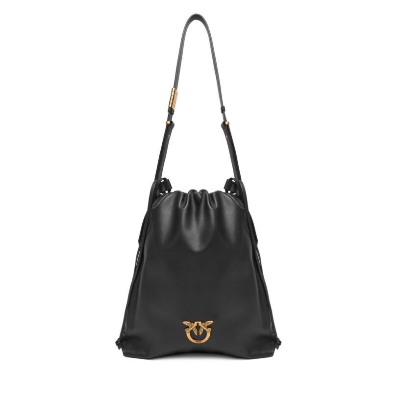 Дамска чанта PINKO Slouchy Classic Bag PE 25 PLTT 104359 A270 Черен цвят на ниска цена