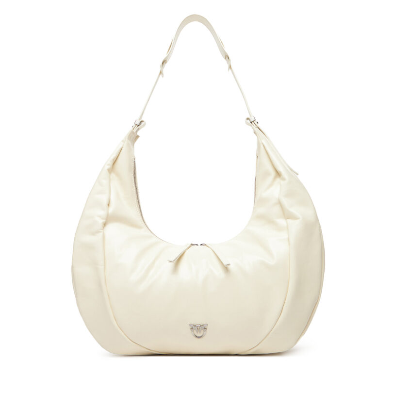 Дамска чанта PINKO Slouchy Hobo Big PE 25 PLTT 104295 A26J Екрю цвят на ниска цена