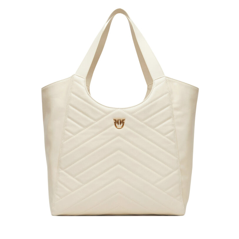 Дамска чанта PINKO Tote Bag PE 25 PLTT 104536 A2AO Бял цвят на ниска цена