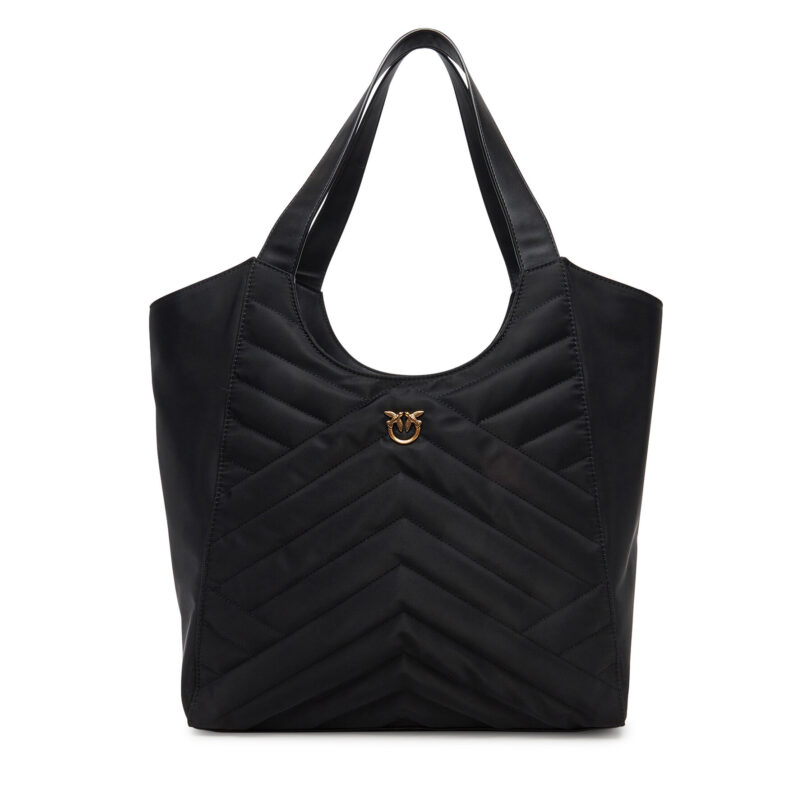 Дамска чанта PINKO Tote Bag Puzzle 104536 A1EU Z99Q Черен цвят на ниска цена