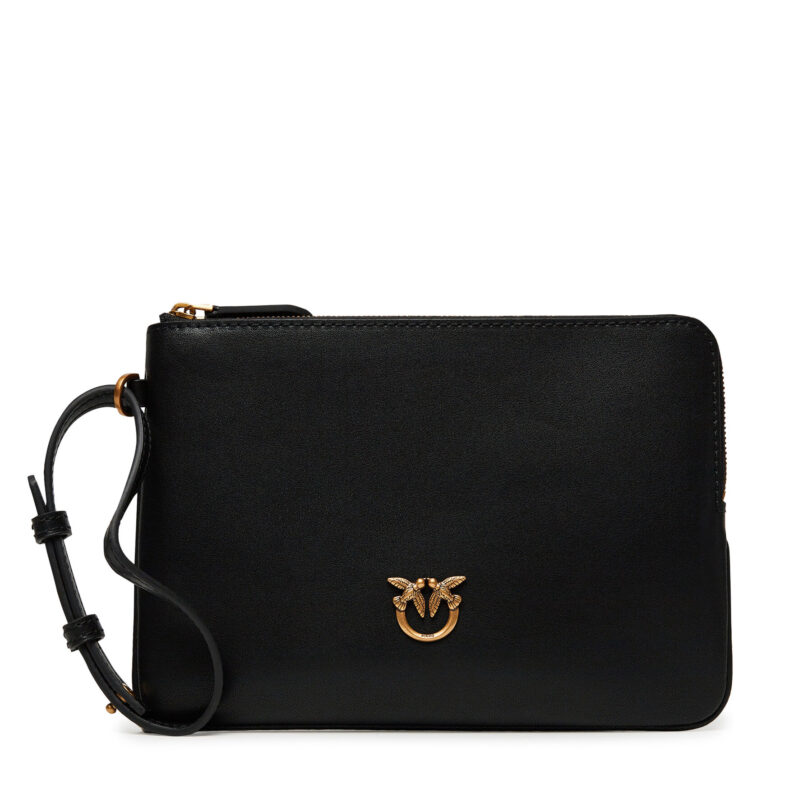 Дамска чанта PINKO Wristlet PE 25 PCPL 104353 A0F1 Черен цвят на ниска цена