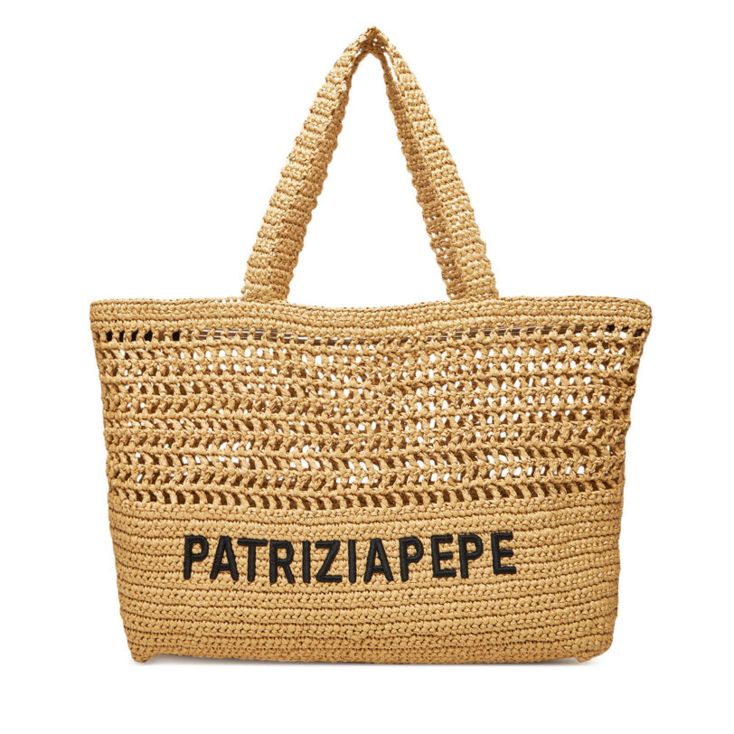 Дамска чанта Patrizia Pepe 2B0119/V039 Бежов цвят на ниска цена