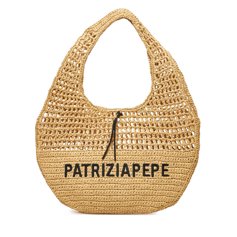 Дамска чанта Patrizia Pepe 2B0120/V039 Бежов цвят на ниска цена