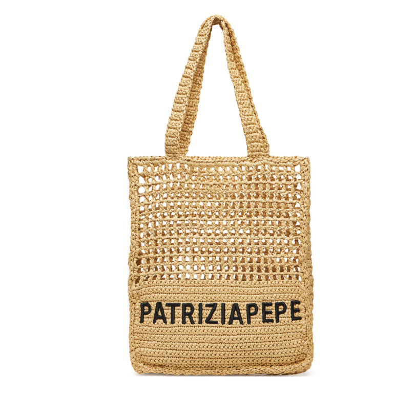 Дамска чанта Patrizia Pepe 2B0124/V039 Бежов цвят на ниска цена