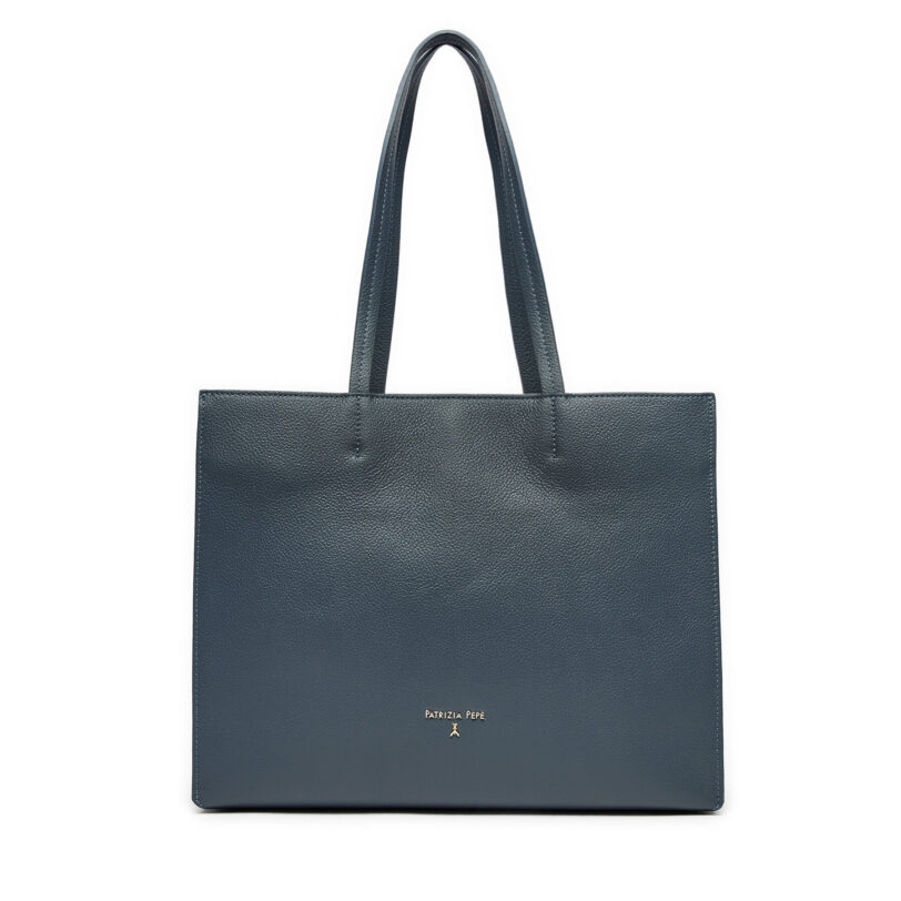 Дамска чанта Patrizia Pepe 8BA172/L001-S688 Сив цвят на ниска цена