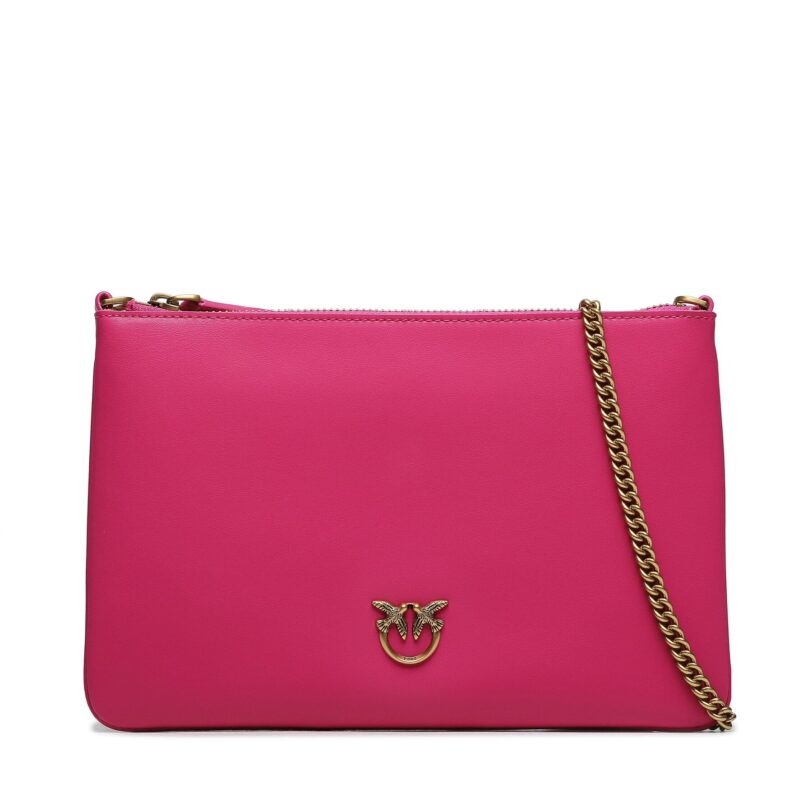 Дамска чанта Pinko Flat Classic AI 23-24 PCPL 100455 A0F1 Розов цвят на ниска цена