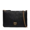 Дамска чанта Pinko Flat Classic PE 23 PCPL 100455 A0F1 Черен цвят на ниска цена