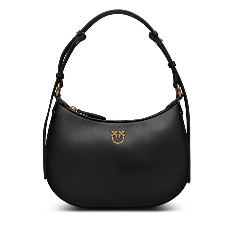 Дамска чанта Pinko Half Moon Mini Fl . PE 24 PLTT 102790 A0F1 Черен цвят на ниска цена