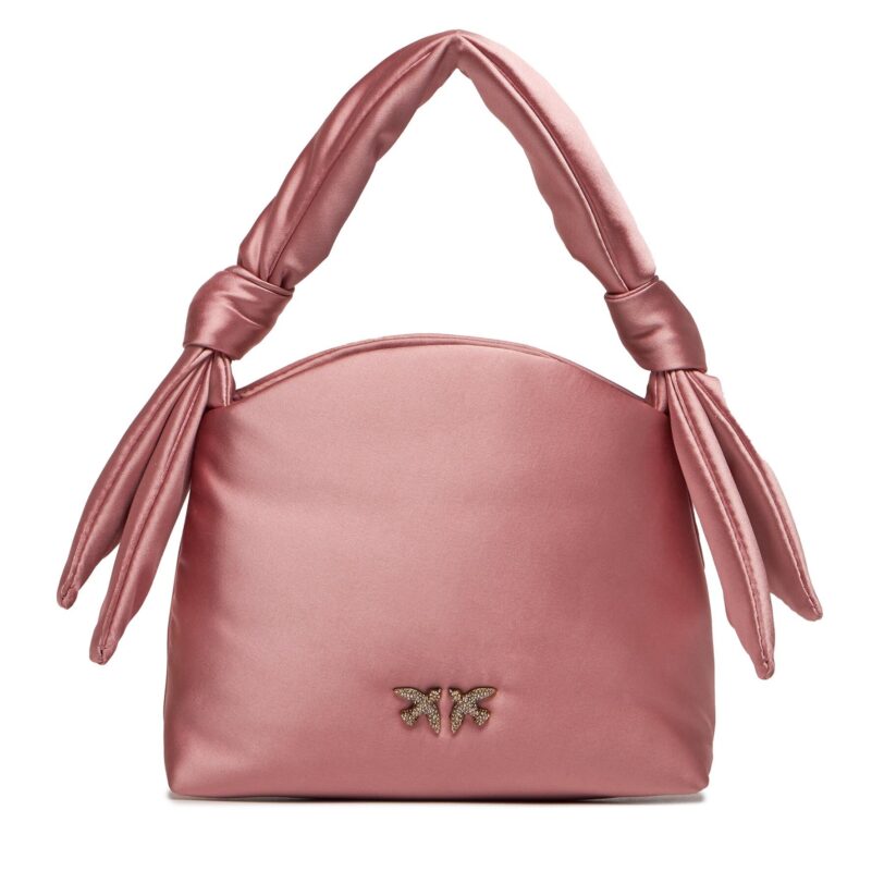 Дамска чанта Pinko Knots Mini Pouch Satin PE 24 PLTT 102770 A1KA Розов цвят на ниска цена