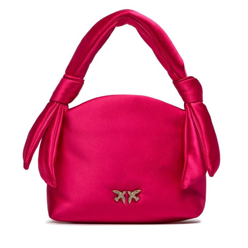 Дамска чанта Pinko Knots Mini Pouch Satin PE 24 PLTT 102770 A1KA Розов цвят на ниска цена