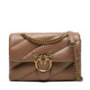 Дамска чанта Pinko Love Classic Puff Cl AI 23-24 100038 A0F2 Кафяв цвят на ниска цена