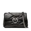 Дамска чанта Pinko Love Classic Puff Cl PE 23 PLTT 100038 A0F2 Черен цвят на ниска цена