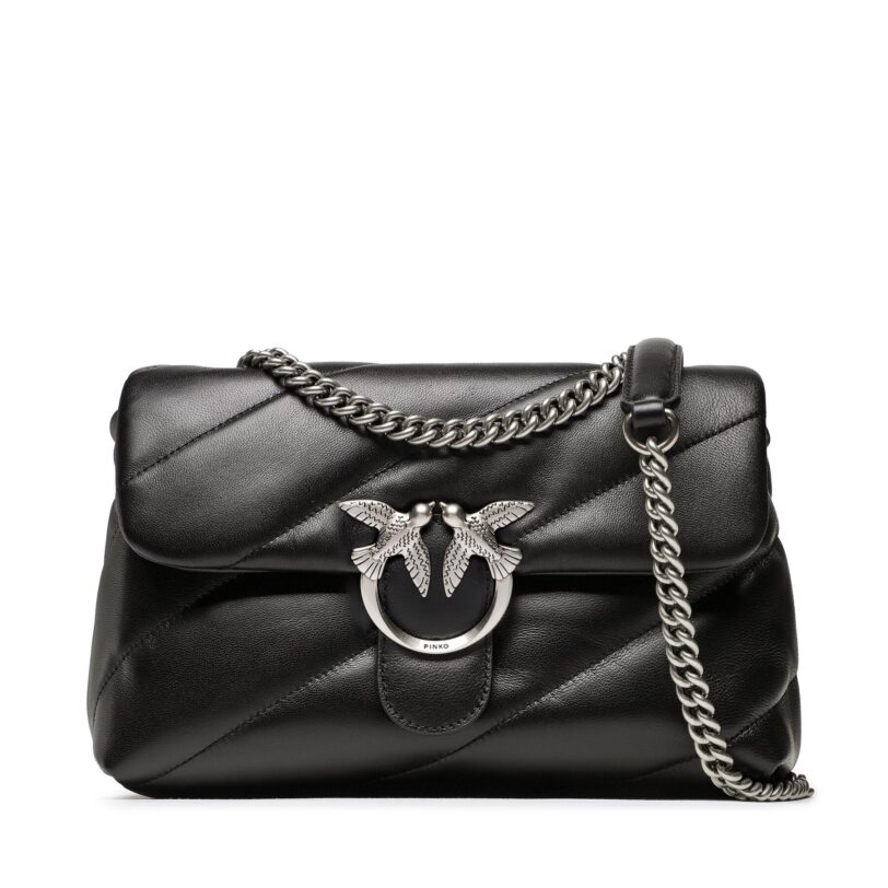 Дамска чанта Pinko Love Classic Puff Cl PE 23 PLTT 100038 A0F2 Черен цвят на ниска цена