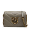Дамска чанта Pinko Love Click Mini AI 23-24 PLTT 100067 A136 Сив цвят на ниска цена