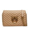 Дамска чанта Pinko Love Click Mini AI 24-25 PLTT 100067 A0GK Бежов цвят на ниска цена