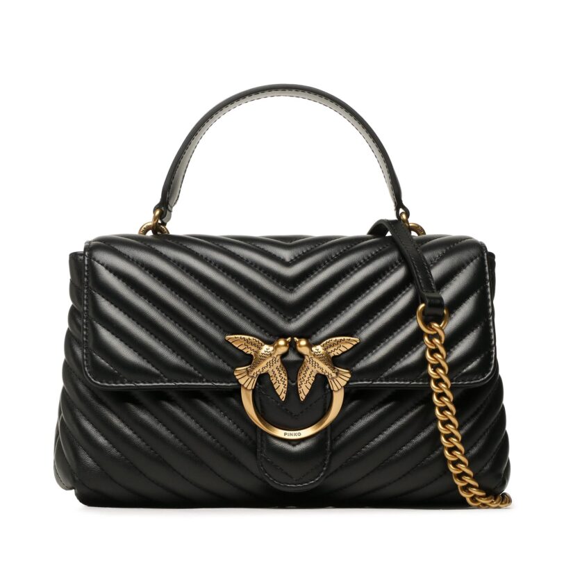 Дамска чанта Pinko Love Lady Puff Classic Cl PE 23 PLTT 100043 A0GK Черен цвят на ниска цена