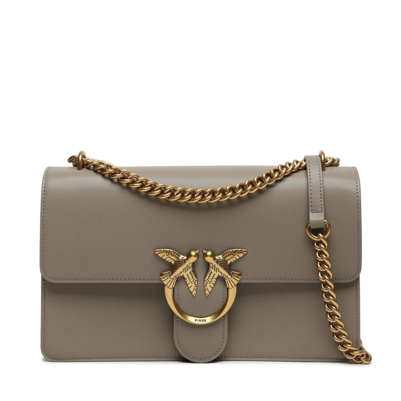Дамска чанта Pinko Love One Classic Dc AI 23-24 PLTT100941 A0F1 Сив цвят на ниска цена