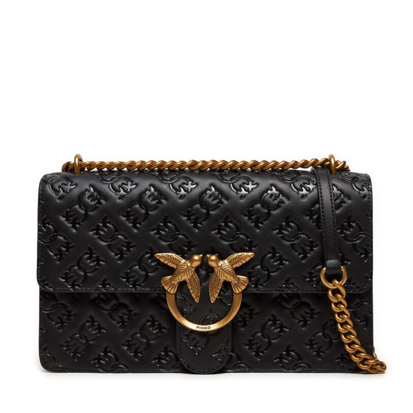 Дамска чанта Pinko Love One Classic Dc AI 24-25 PLTT 100941 A1YB Черен цвят на ниска цена