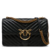 Дамска чанта Pinko Love One Classic Dc. PE 23 PLTT 100941 A0GK Черен цвят на ниска цена