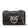 Дамска чанта Pinko Love One Mini Dc PE 23 PLTT 100074 A0GK Черен цвят на ниска цена