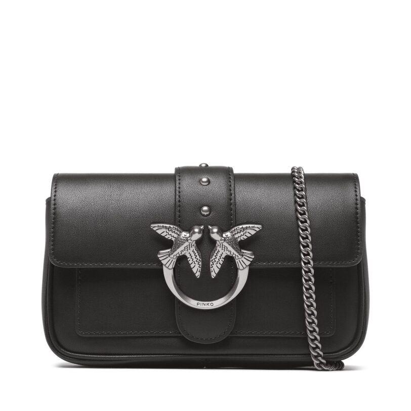 Дамска чанта Pinko Love One Pocket C PE 23 PLTT 100061 A0F1 Черен цвят на ниска цена
