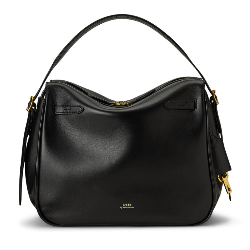 Дамска чанта Polo Ralph Lauren 428955416001 Черен цвят на ниска цена