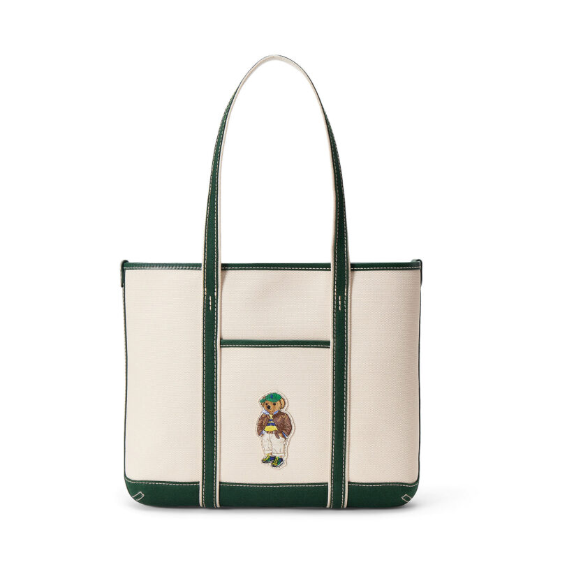 Дамска чанта Polo Ralph Lauren 428973078001 Екрю цвят на ниска цена