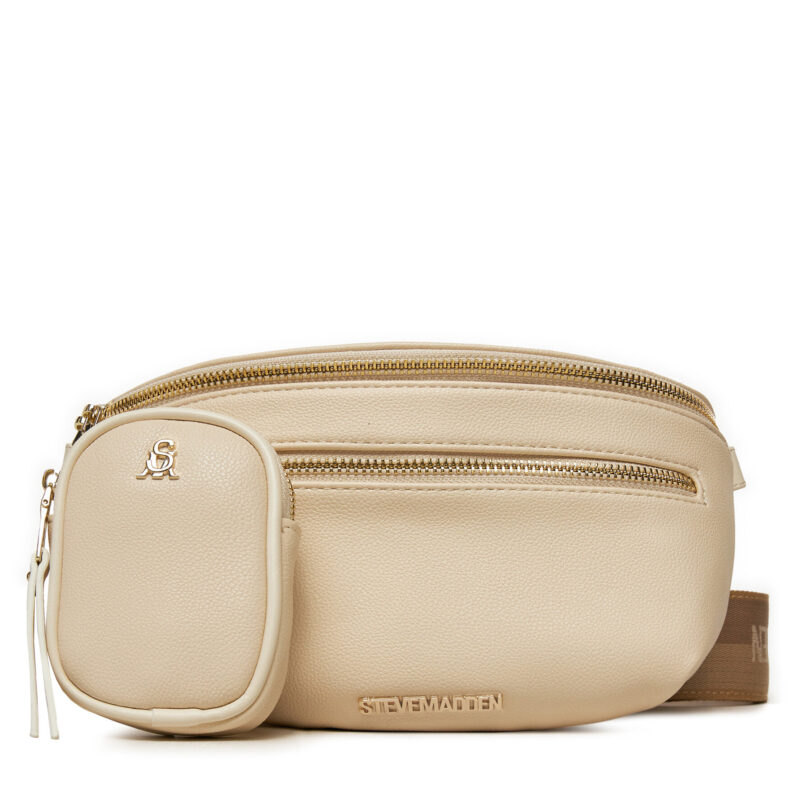 Дамска чанта Steve Madden Bclarke SM13001507 Екрю цвят на ниска цена