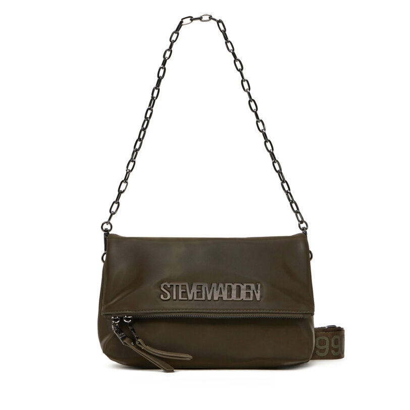 Дамска чанта Steve Madden Bfin-V SM13001558 Зелен цвят на ниска цена