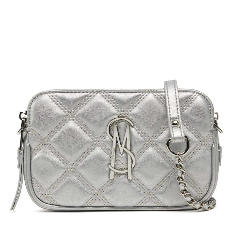 Дамска чанта Steve Madden Bmarvis SM13001088 Сребрист цвят на ниска цена