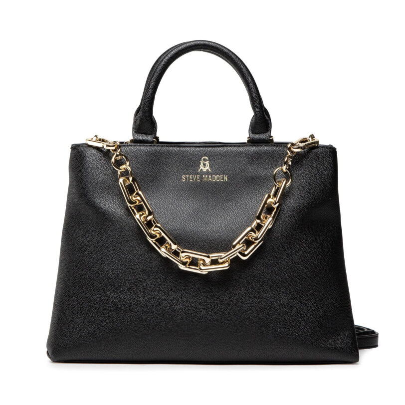 Дамска чанта Steve Madden Bmesa-L SM13000793-02002-BLK Черен цвят на ниска цена