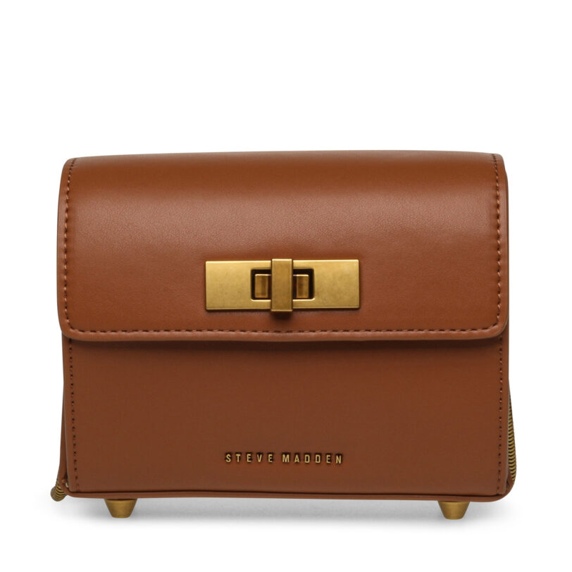 Дамска чанта Steve Madden Bminsk SM13001388-02002-LUG Кафяв цвят на ниска цена